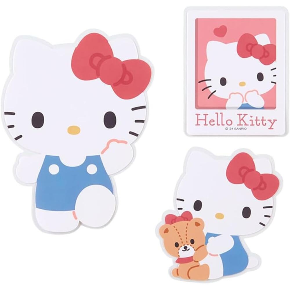 Sanrio Hello Kitty Decoration Sticker Set Official PVC Stickers 3pcs - Picture 3 of 6